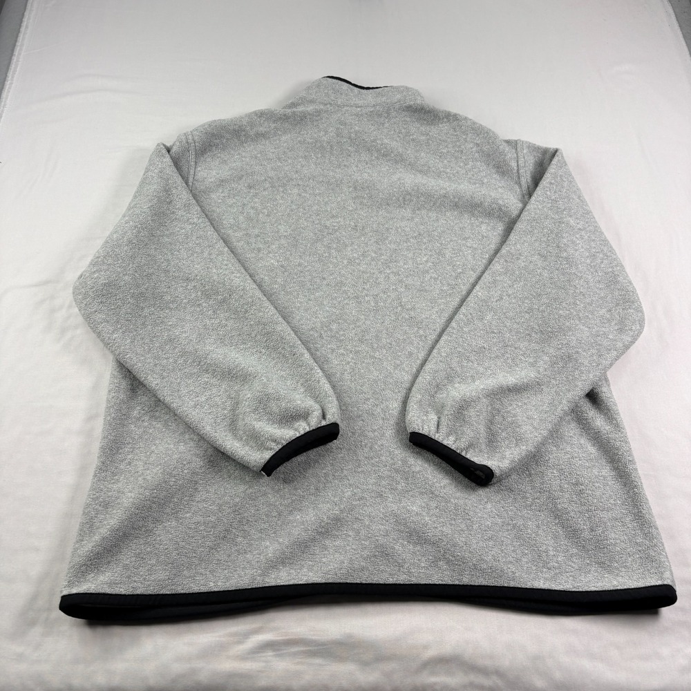 Vintage 90s Nike Jacket Mens Large Gray Fleece Full Zip Pockets Casual - Picture 11 of 12